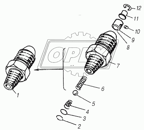 Клапан запорный