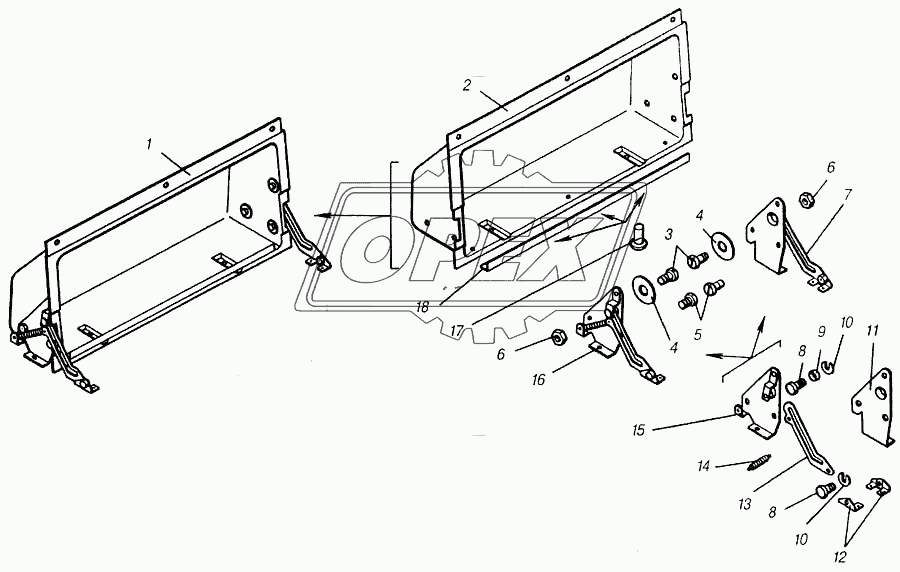 Ящик вещевой