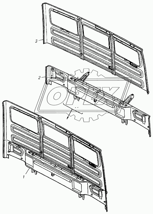 Задок кабины