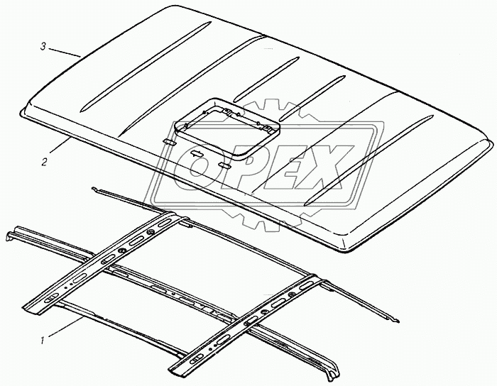 Крыша кабины