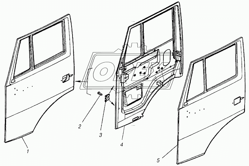 Дверь левая (сварка)
