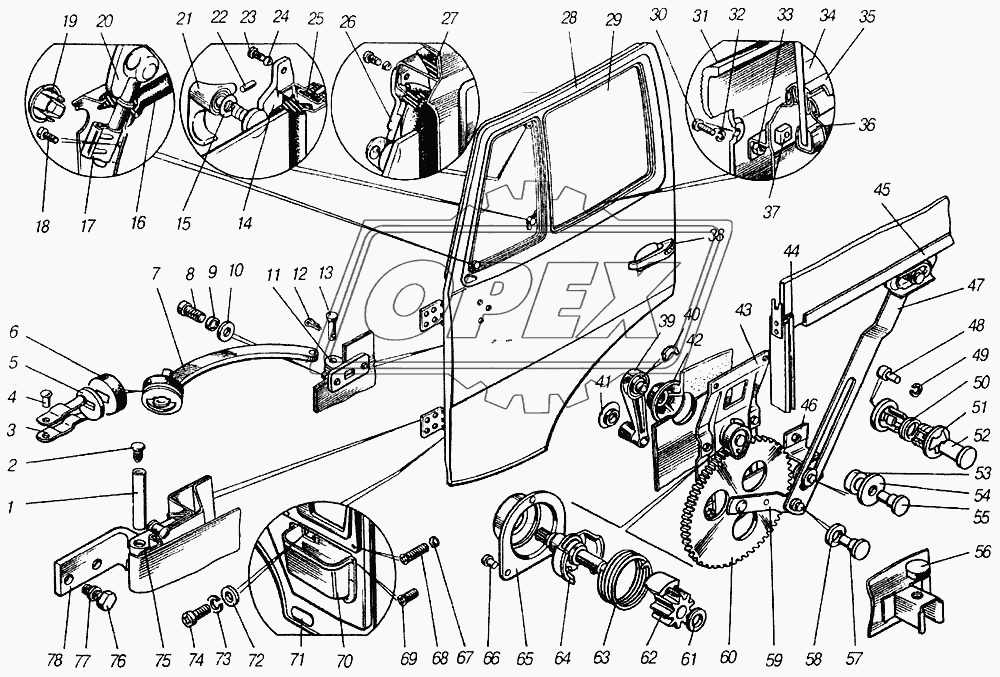 Дверь боковая в сборе: правая, левая