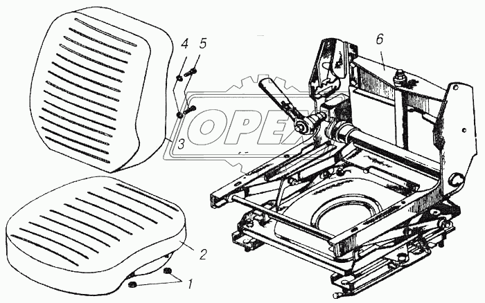 Сиденье водителя