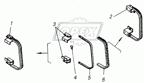 Ручка входная левая и правая