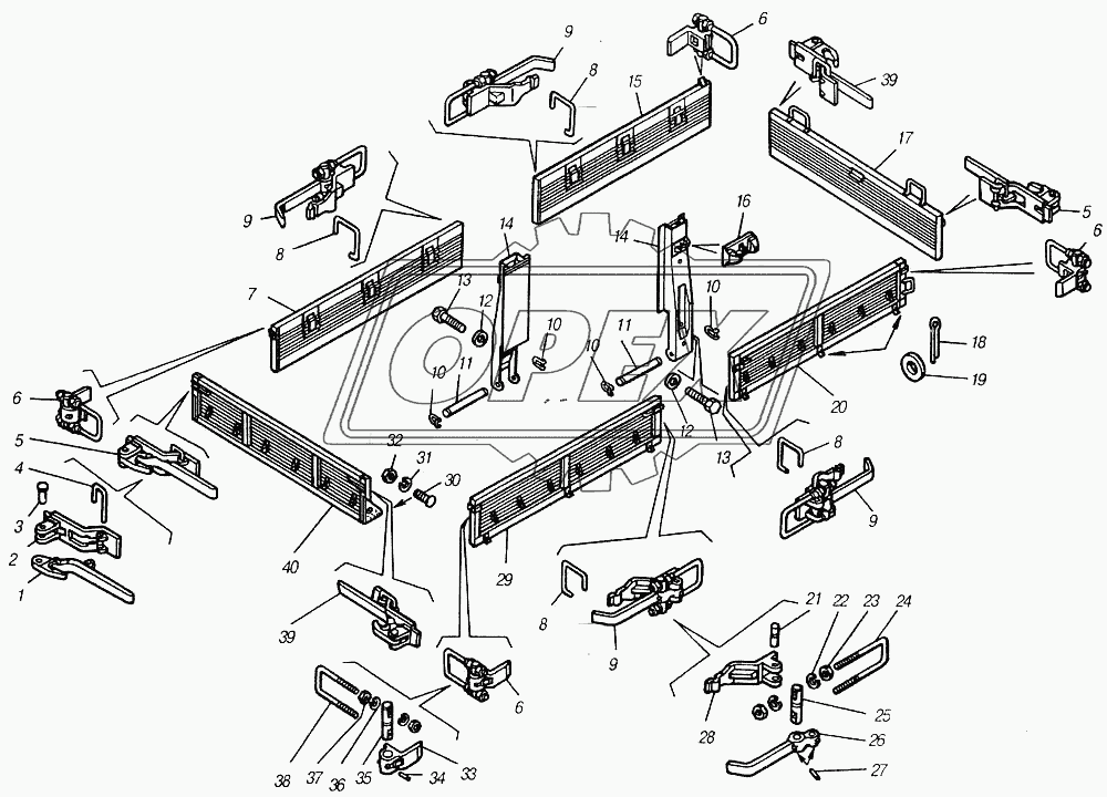 Борта платформы