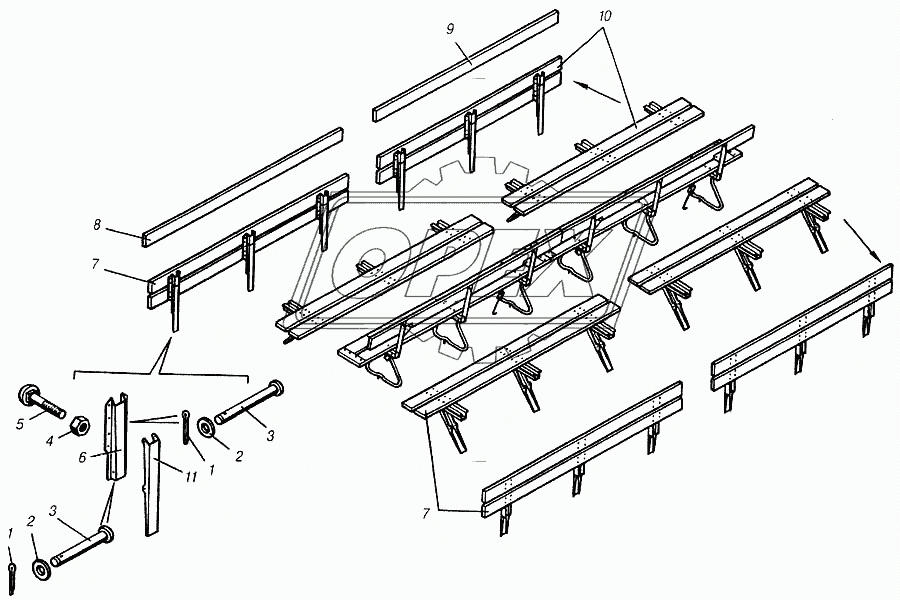 Сиденья платформы