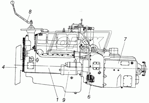Агрегат силовой КамАЗ-7403.10