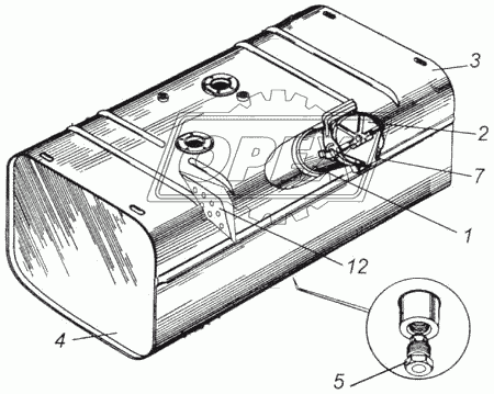 Бак топливный