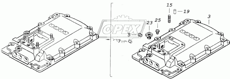 Крышка коробки передач верхняя