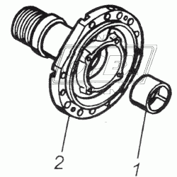 Цапфа с втулкой правая