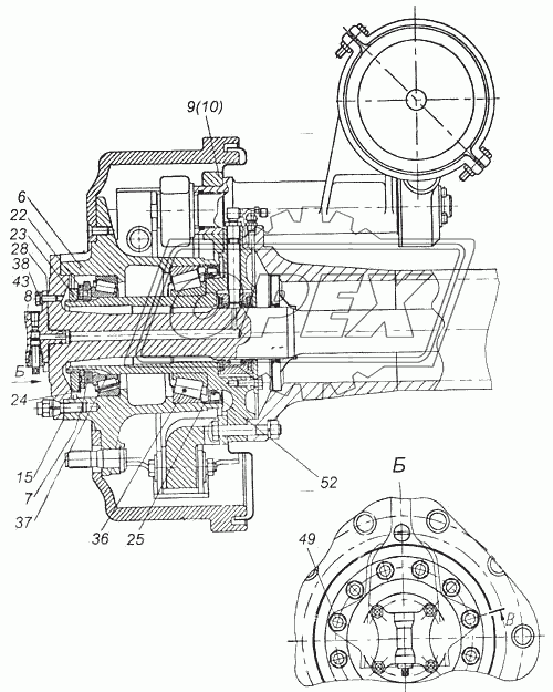 Мост задний