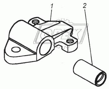 Ушко с втулкой