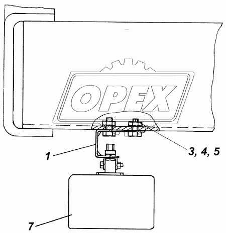 Установка фонаря заднего противотуманного