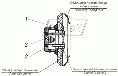 Установка розетки переносной лампы 2