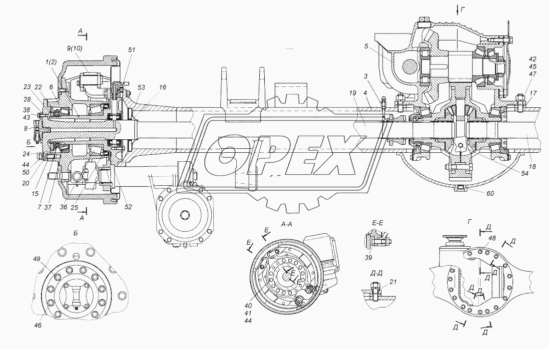 43118-2500065-10 Мост средний