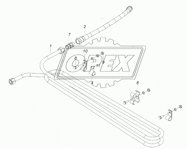 5350-3506170 Установка охладителя