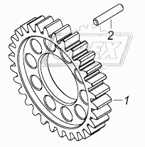 7406.1005031 Шестерня коленчатого вала