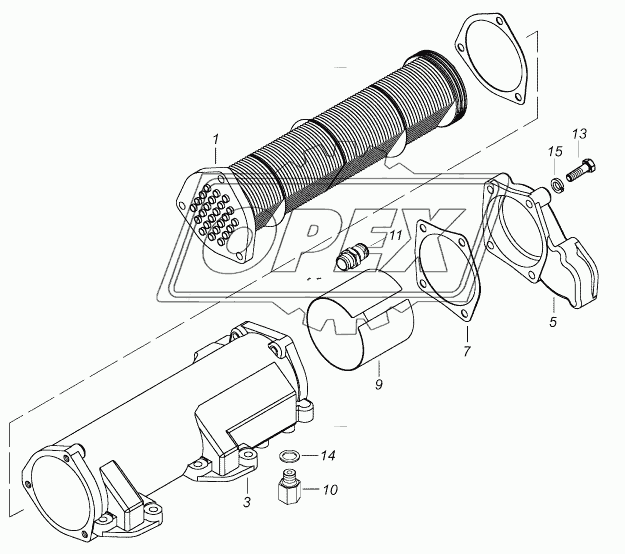 740.90-1013200 Теплообменник маслянный