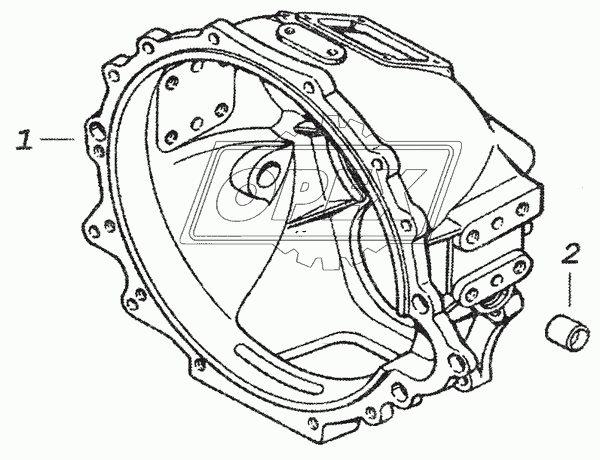 17.1601010-10 Картер сцепления