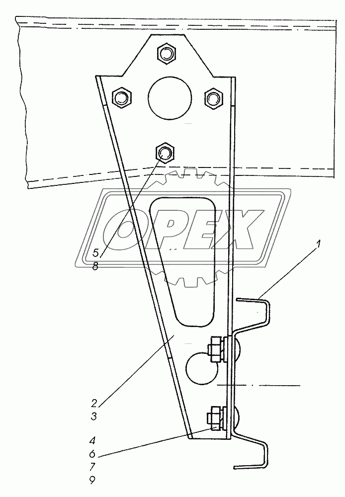 53212-2804003 Установка заднего буфера
