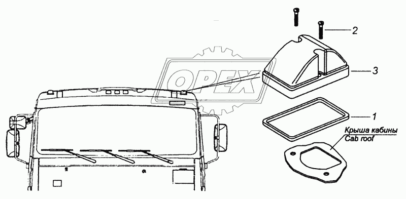 5425-3738002 Установка габаритных фонарей