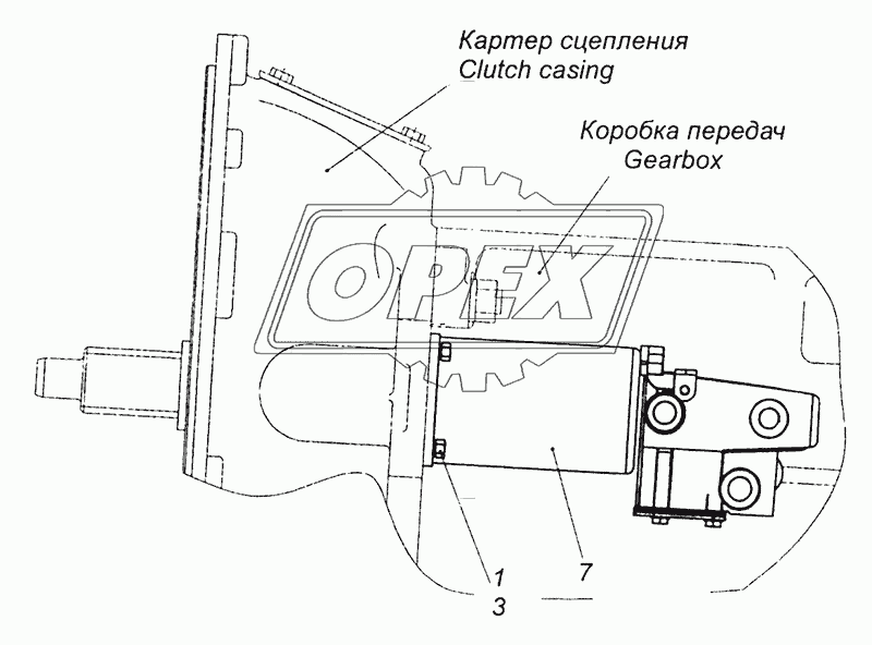 43255-1609509 Установка пневмогидравлического усилителя