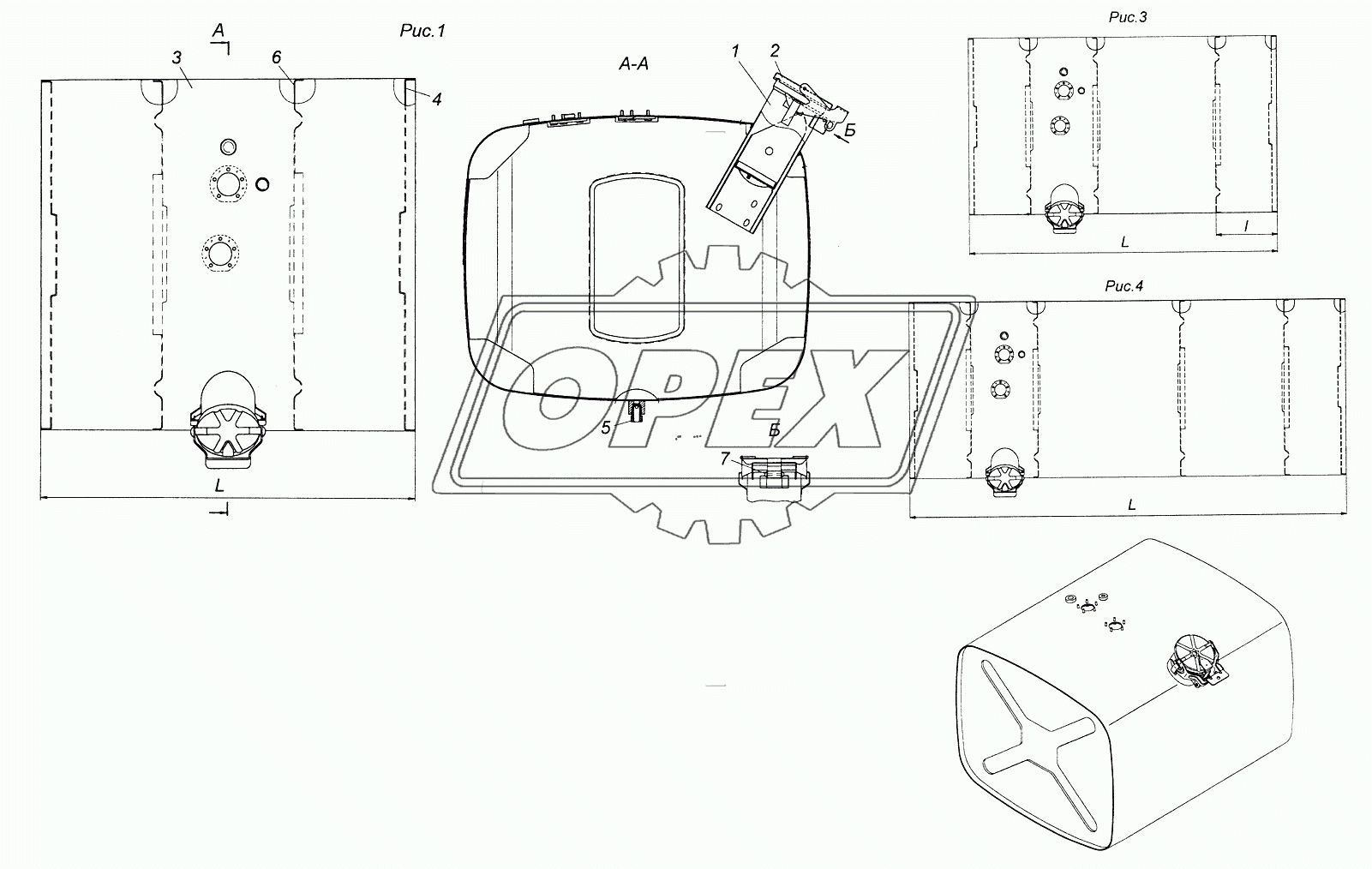 53215-1101010 Бак топливный