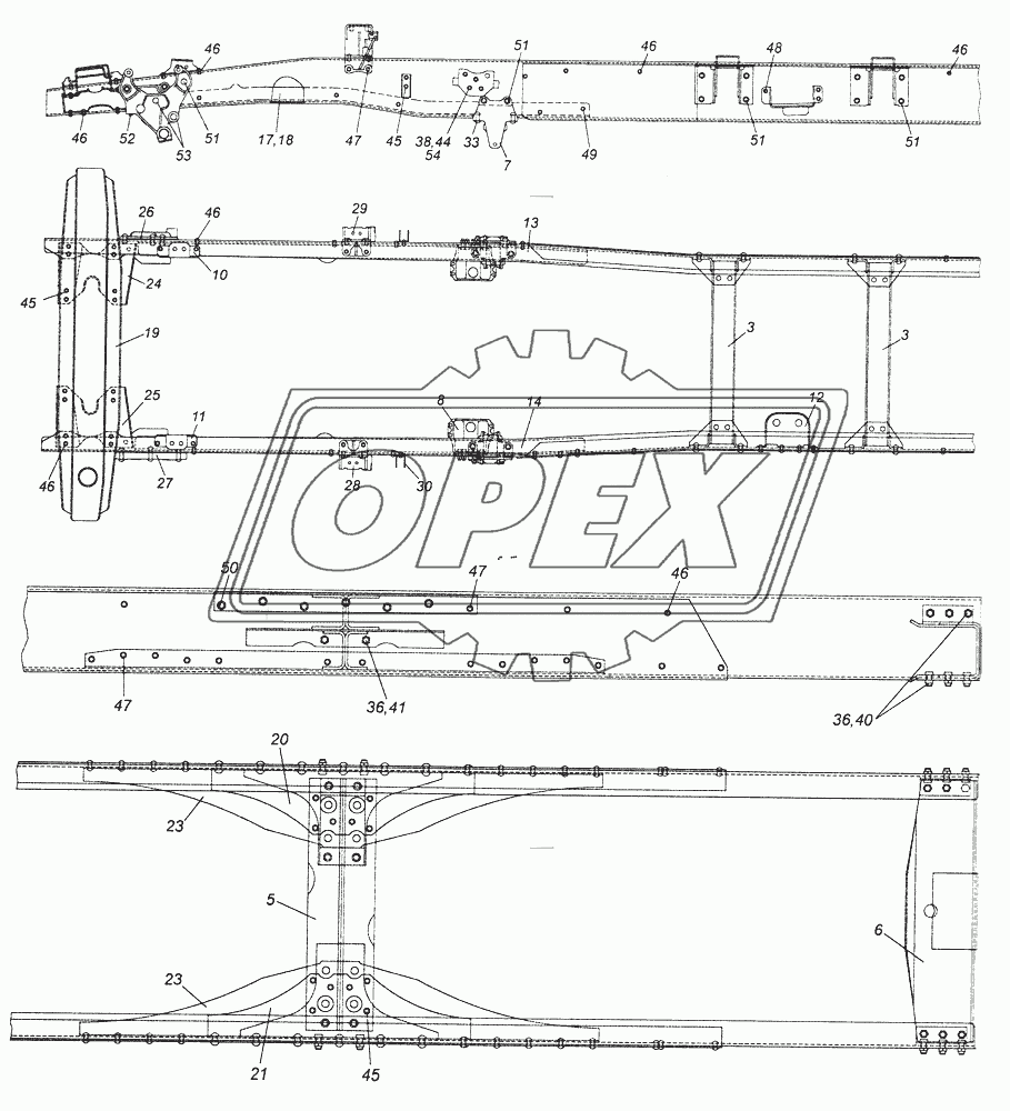 53228-2800010-40 Рама