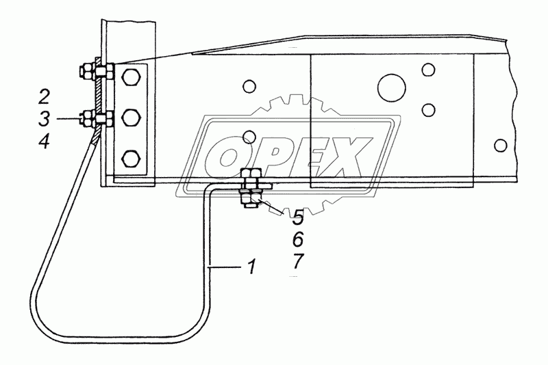 4310-2804003 Установка заднего буфера