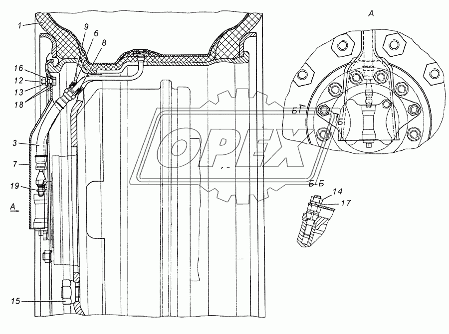 43114-3101002 Установка колес