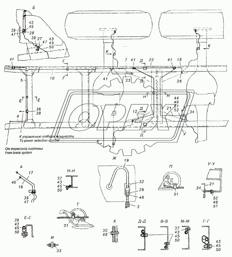 4310-3125001 Установка системы накачки шин