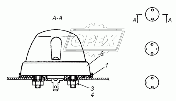 53205-3738001 Установка фонарей автопоезда