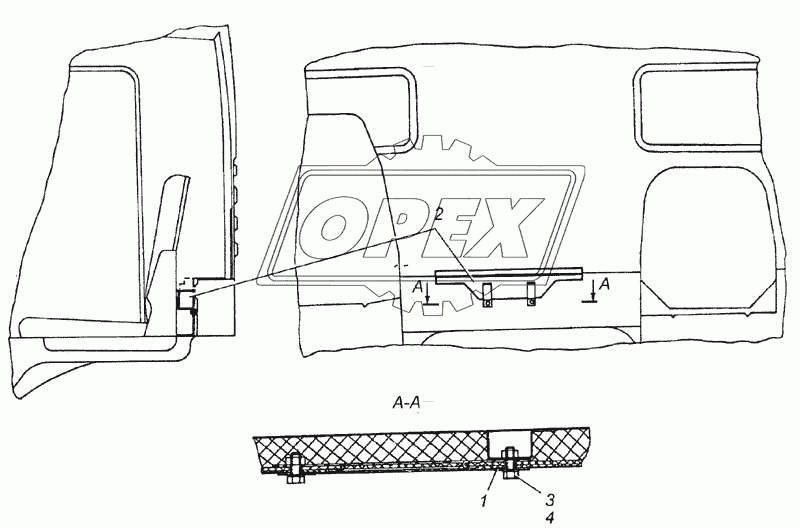 5320-3932002 Установка знака аварийной остановки