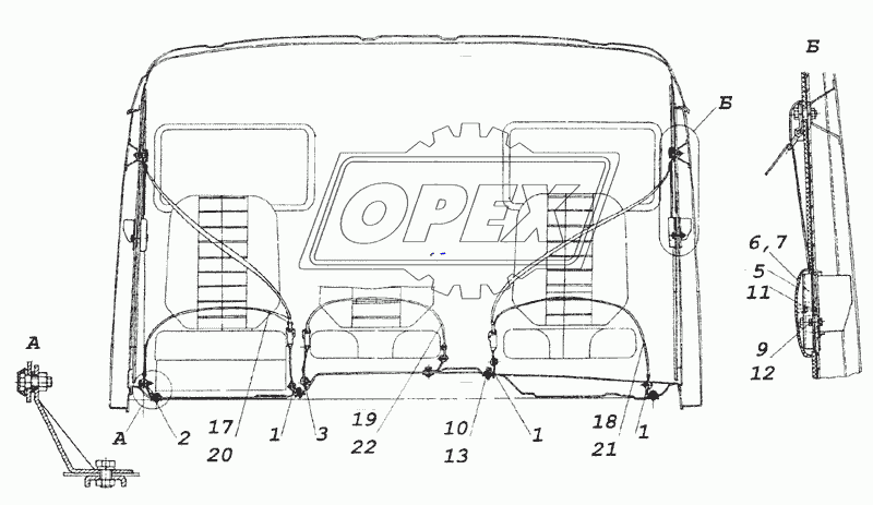 53205-5000075-10 Установка ремней безопасности