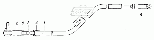 6520-1108040 Толкатель в сборе