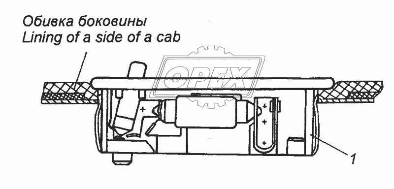 54105-3714002-24 Установка плафона спального места