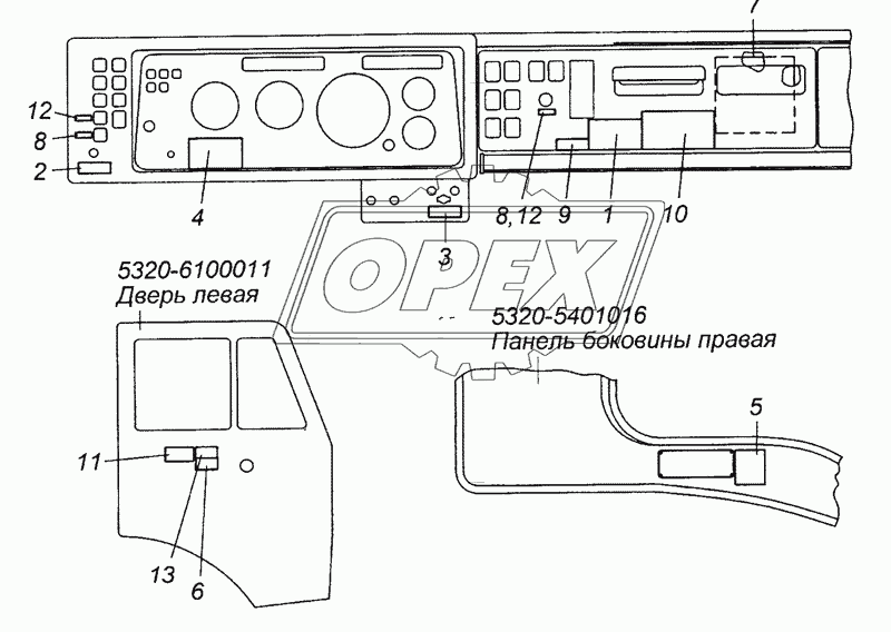 5320-3903001 Установка инструкционных табличек