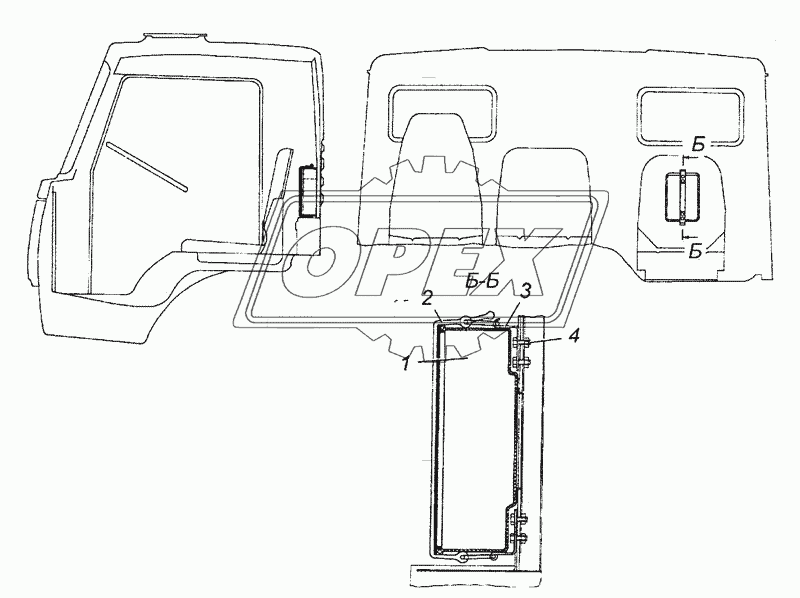 5320-3906010 Установка ящика запчастей