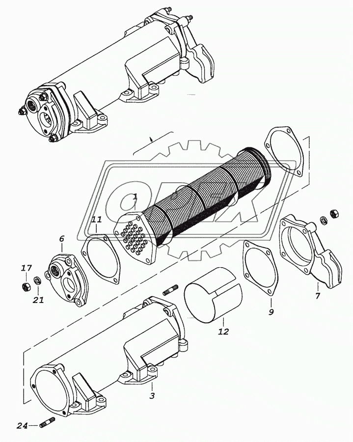 740.20-1013200-10 Теплообменник масляный