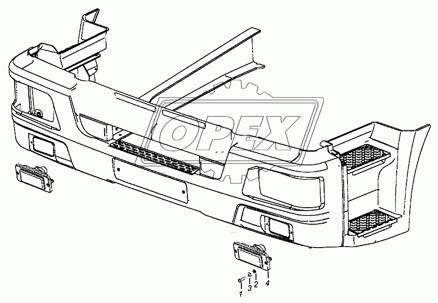 65117-3743001 Установка протавотуманных фар