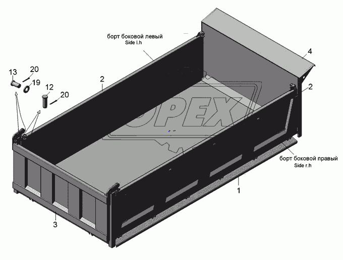 45142-8500020  Платформа