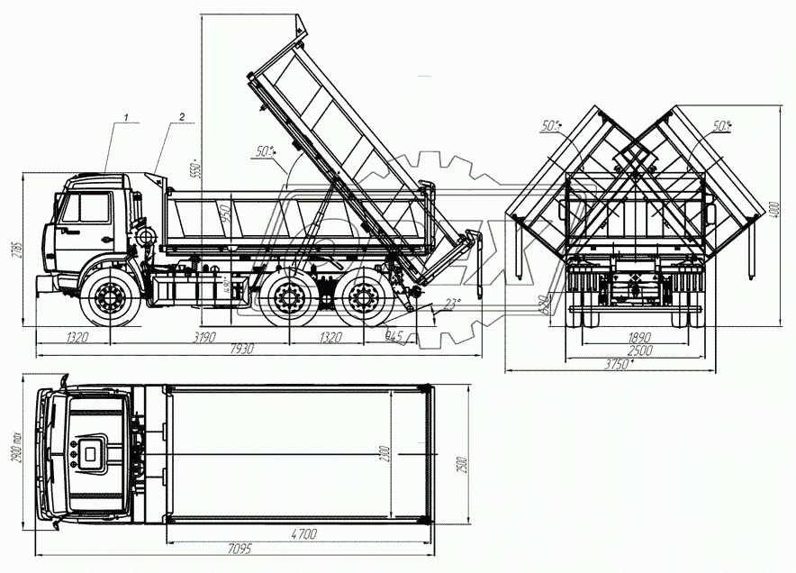 45142-0000011-13 Автомобиль-самосвал (тягач)