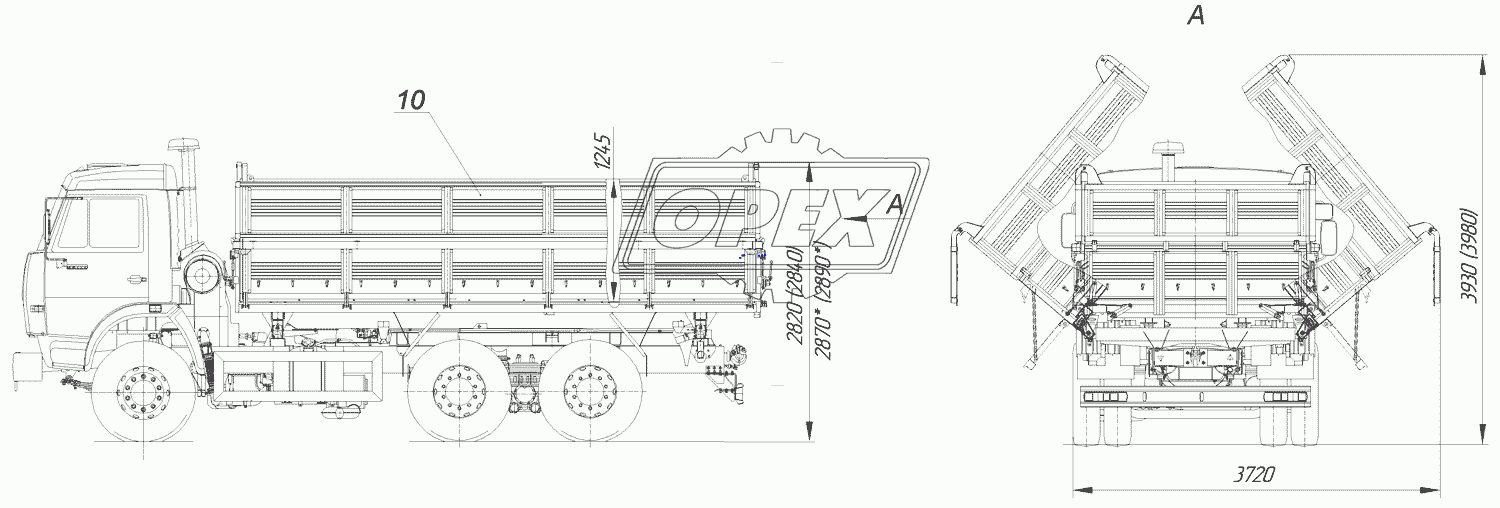 45143-0000012-15 Автомобиль-самосвал КАМАЗ-45143