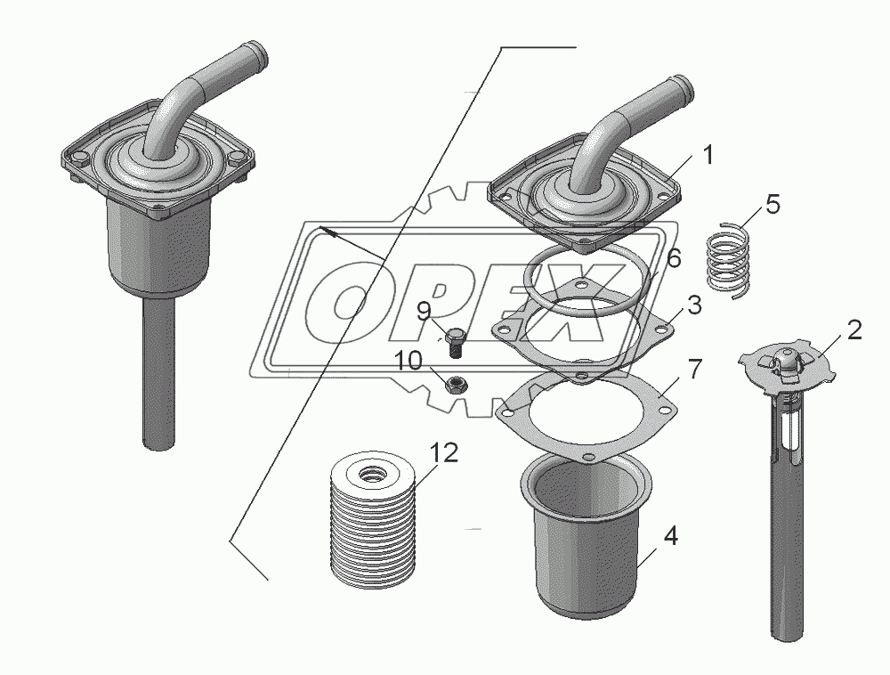 5511-8608310 Фильтр маслобака