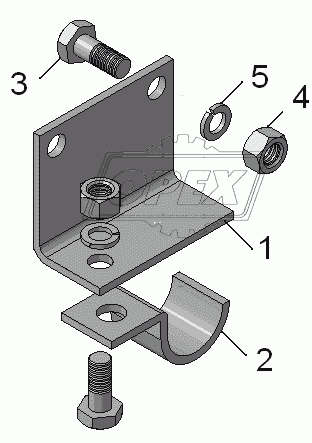 55102-8609220-10   Установка кронштейна