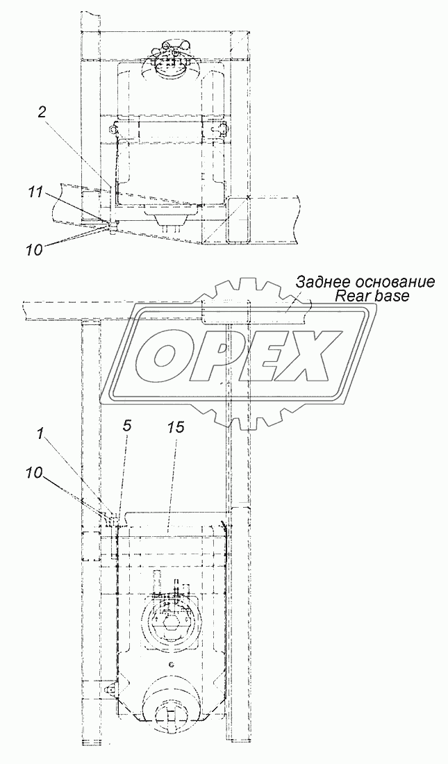 52974-1208001 Установка бака мочевины