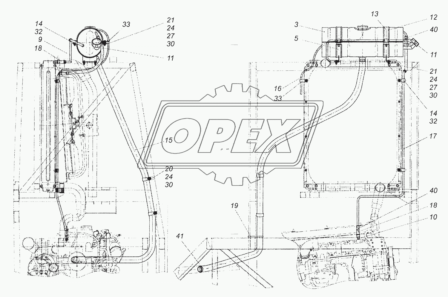 52974-1311005 Установка бачка расширительного