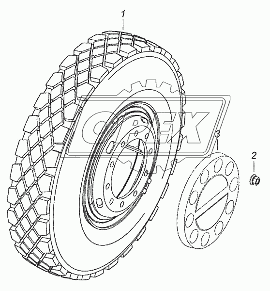 52974-3101002-60 Установка передних стальных колес