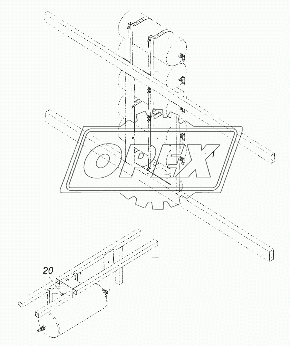 52974-3500013-10 Ресиверы с соединительной арматурой