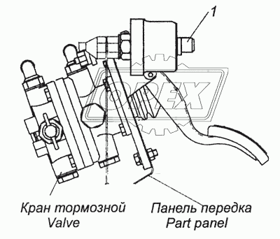 4308-3830005 Установка датчиков указателя давления воздуха